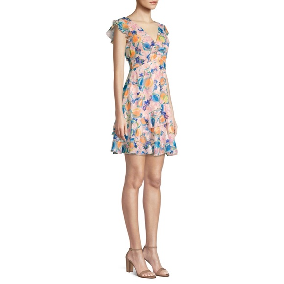 SALONI Floral Multicolor Dress